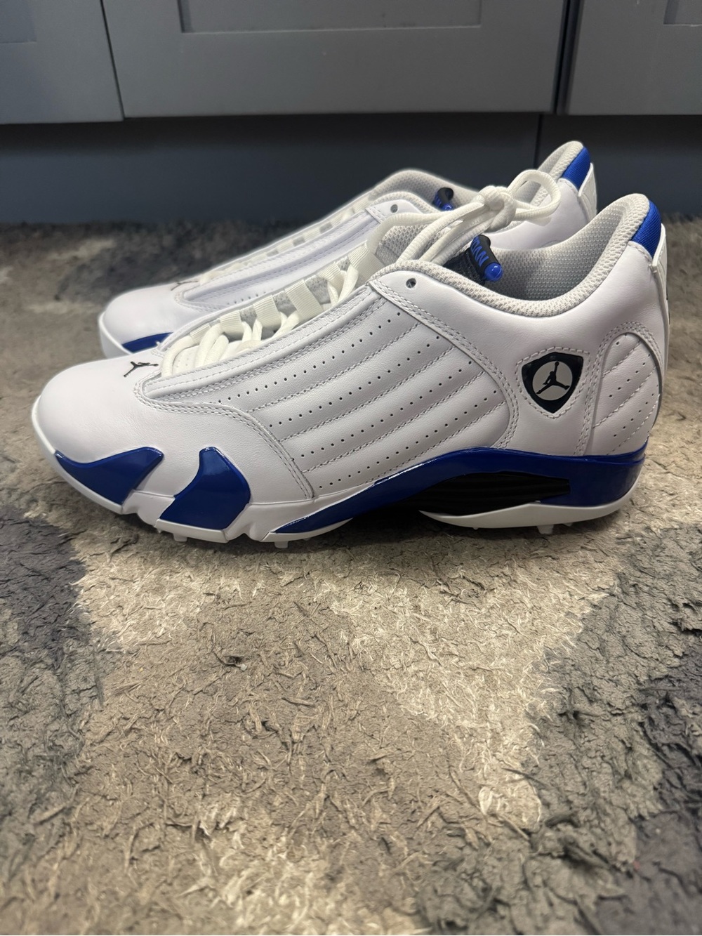 Air Jordan 14 Retro Golf 'White Hyper Royal' (sz.9)